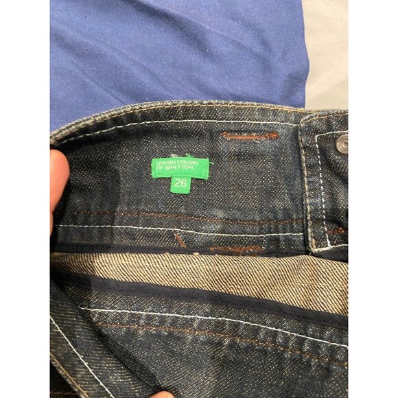 NEW United Colors of Benetton Mini Denim Skirt - Picture 3 of 3